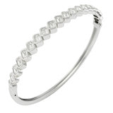 L0167B-EM-3 white tone bracelet product view