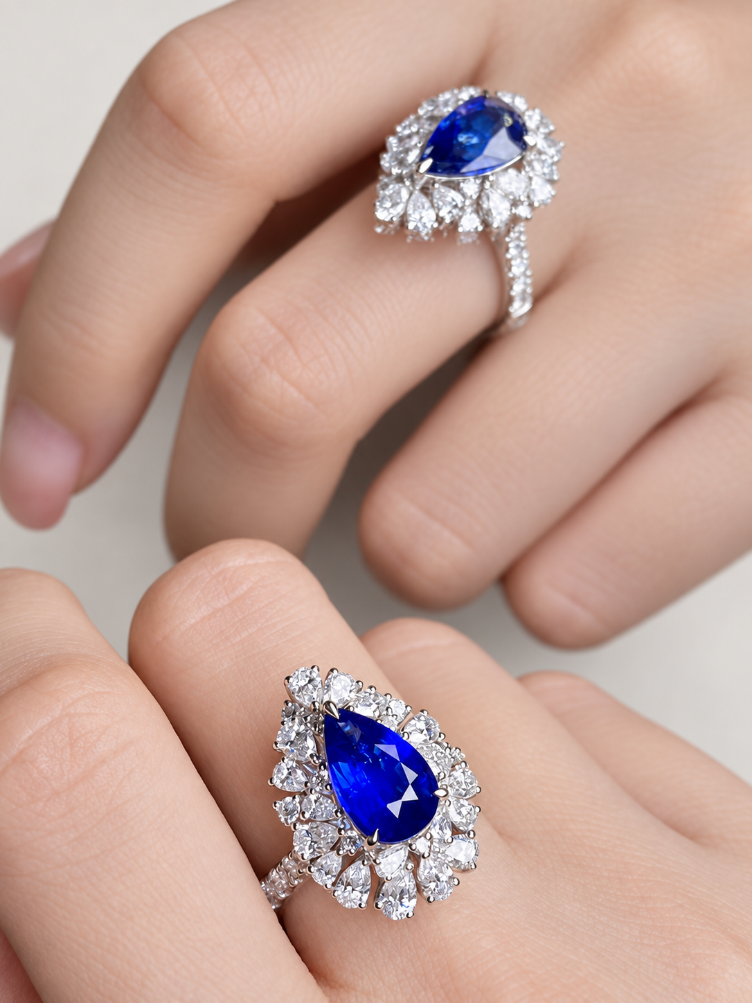 2.54 Carat GRS Certified No-Heat Royal Blue Ceylon Sapphire and Diamond Ring